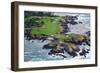 Golf Course on an Island, Pebble Beach Golf Links, Pebble Beach, Monterey County, California, USA-null-Framed Photographic Print