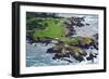 Golf Course on an Island, Pebble Beach Golf Links, Pebble Beach, Monterey County, California, USA-null-Framed Photographic Print