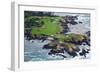 Golf Course on an Island, Pebble Beach Golf Links, Pebble Beach, Monterey County, California, USA-null-Framed Photographic Print