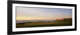 Golf Course on the Coast, Half Moon Bay, California, USA-null-Framed Photographic Print