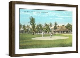 Golf Course, Palm Beach, Florida-null-Framed Art Print