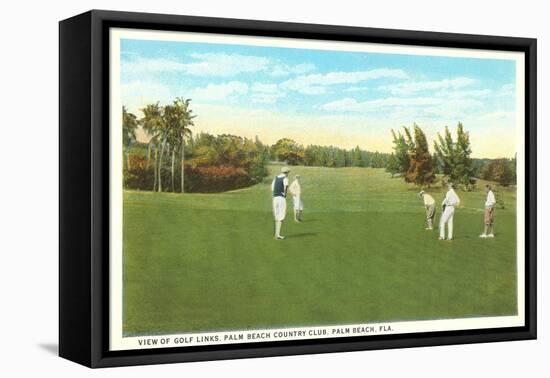 Golf Course, Palm Beach, Florida-null-Framed Stretched Canvas