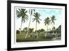 Golf Course, Palm Tees, Palm Beach, Florida-null-Framed Art Print