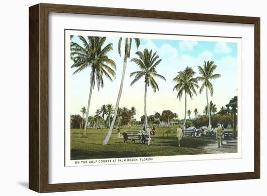 Golf Course, Palm Tees, Palm Beach, Florida-null-Framed Art Print