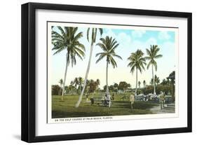 Golf Course, Palm Tees, Palm Beach, Florida-null-Framed Art Print