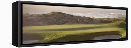 Golf Course Pebble Beach, CA-null-Framed Stretched Canvas