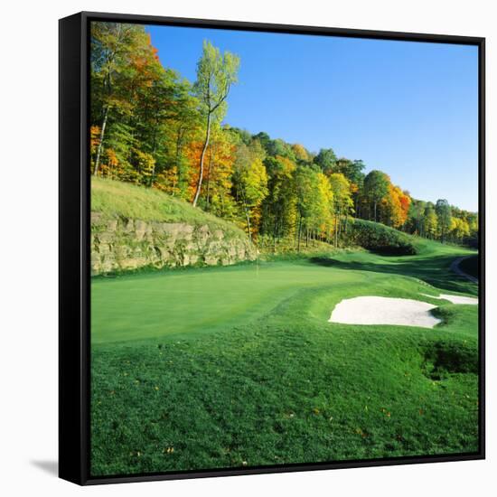 Golf Course, Raven Golf Club, Snowshoe, Pocahontas County, West Virginia, USA-null-Framed Stretched Canvas