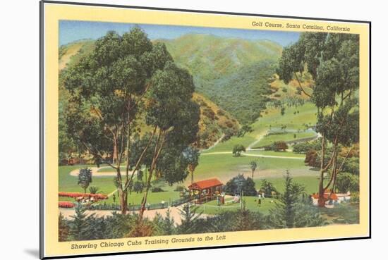 Golf Course, Santa Catalina-null-Mounted Art Print
