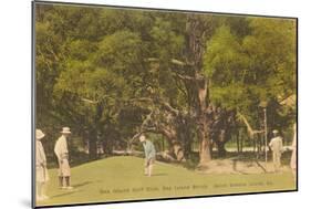 Golf Course, St. Simons Island, Georgia-null-Mounted Art Print