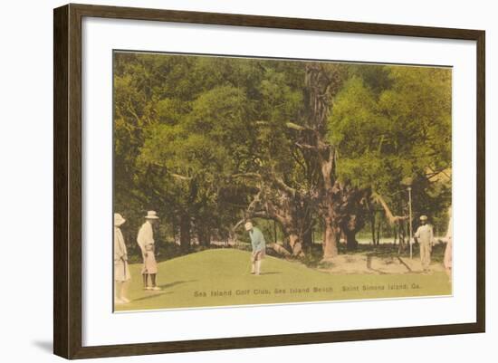 Golf Course, St. Simons Island, Georgia-null-Framed Art Print