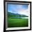 Golf Course with Mountain Range in the Background, Teton Pines Golf Course, Jackson, Wyoming, USA-null-Framed Photographic Print