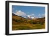 Golf course with view of Mt. Daly in autumn.-Mallorie Ostrowitz-Framed Photographic Print