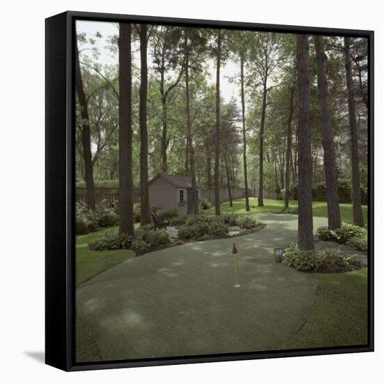 Golf Course-null-Framed Stretched Canvas