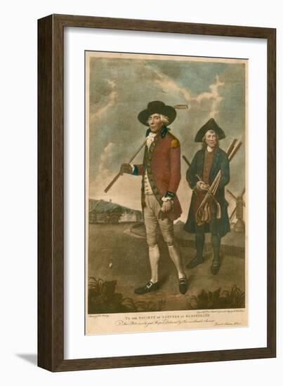 Golf; Dedicated by the Artist to the Society of Coffers at Blackheath-Lemuel Francis Abbott-Framed Giclee Print