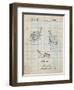 Golf Fairway Club Head Patent-Cole Borders-Framed Art Print