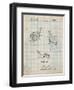 Golf Fairway Club Head Patent-Cole Borders-Framed Art Print