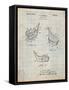 Golf Fairway Club Head Patent-Cole Borders-Framed Stretched Canvas