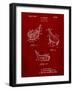 Golf Fairway Club Head Patent-Cole Borders-Framed Art Print