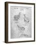 Golf Fairway Club Head Patent-Cole Borders-Framed Art Print