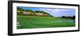 Golf Flag in a Golf Course, Valderrama Golf Club, San Roque, Spain-null-Framed Photographic Print