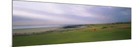 Golf Flag on a Golf Course, Royal Porthcawl Golf Club, Porthcawl, Wales-null-Mounted Photographic Print