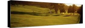 Golf Flag on Presidio Golf Course, San Francisco, California, USA-null-Stretched Canvas