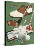 Golf Goodies-William Vanderdasson-Stretched Canvas