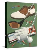 Golf Goodies-William Vanderdasson-Stretched Canvas