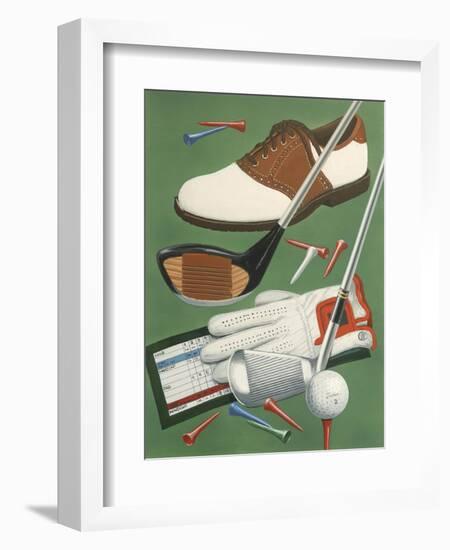 Golf Goodies-William Vanderdasson-Framed Giclee Print