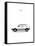 Golf GTI Mk2 White-Mark Rogan-Framed Stretched Canvas