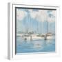Golf Harbor Boats I-Dan Meneely-Framed Art Print