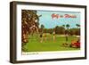 Golf in Florida-null-Framed Art Print