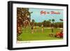 Golf in Florida-null-Framed Art Print