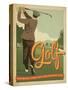 Golf Lucky-Anderson Design Group-Stretched Canvas