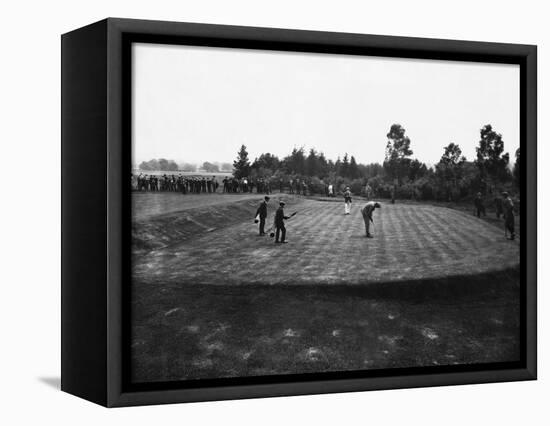 Golf Match Between Vardon and Braid, Ca. 1910-null-Framed Stretched Canvas