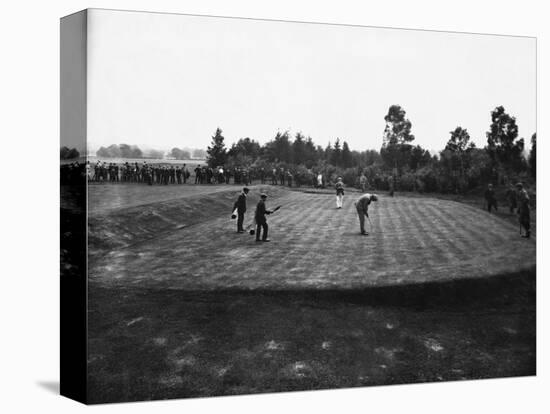 Golf Match Between Vardon and Braid, Ca. 1910-null-Stretched Canvas