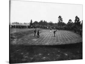 Golf Match Between Vardon and Braid, Ca. 1910-null-Stretched Canvas