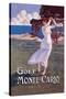 Golf Monte Carlo-null-Stretched Canvas