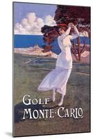 Golf Monte Carlo-null-Mounted Art Print