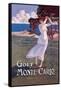 Golf Monte Carlo-null-Framed Stretched Canvas