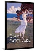 Golf Monte Carlo-null-Framed Art Print