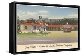 Golf Motel, Montecito, Santa Barbara, California-null-Framed Stretched Canvas