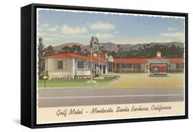 Golf Motel, Montecito, Santa Barbara, California-null-Framed Stretched Canvas