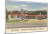Golf Motel, Montecito, Santa Barbara, California-null-Mounted Art Print