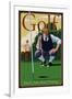 Golf - Much Ado about Putting-Lantern Press-Framed Art Print