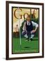 Golf - Much Ado about Putting-Lantern Press-Framed Art Print