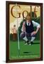 Golf - Much Ado about Putting-Lantern Press-Framed Art Print