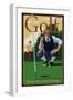 Golf - Much Ado about Putting-Lantern Press-Framed Art Print