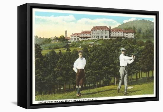 Golf near Grove Park Inn, Asheville, North Carolina-null-Framed Stretched Canvas