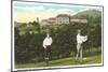 Golf near Grove Park Inn, Asheville, North Carolina-null-Mounted Art Print